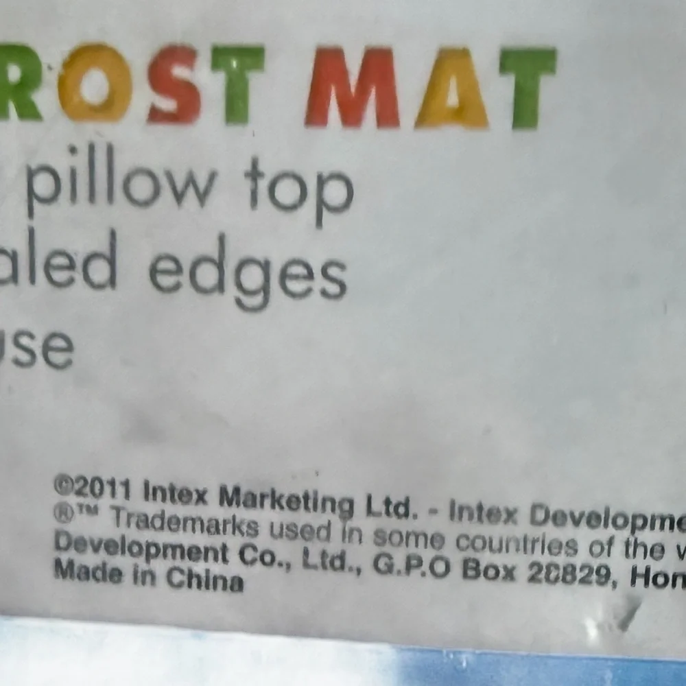 INTEX Neon Frost Mat - PINK - Picture 3 of 5